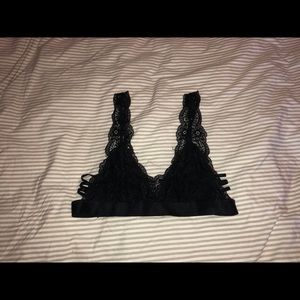 Garage Black Lacy Bralette (Size XS)